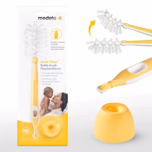 Goupillon Medela avec support pour biberon