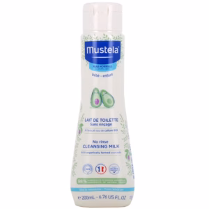 Lait de toilette sans rinçage 200 ml Mustela