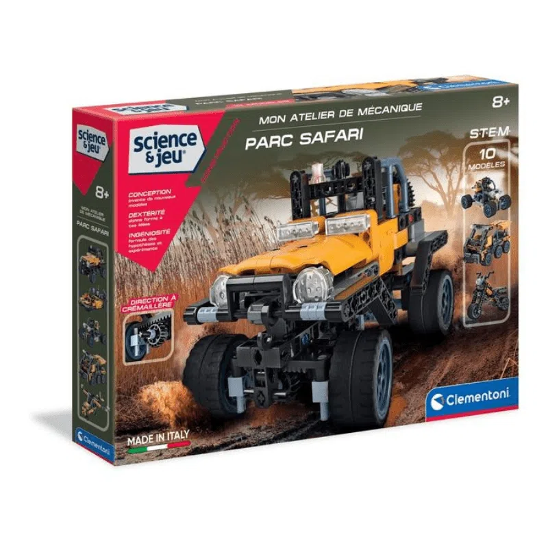 MON ATELIER DE MÉCANIQUE – PARC SAFARI – CLEMENTONI - Bikstoys Maroc