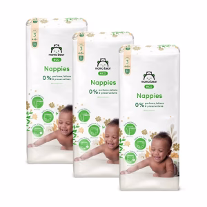 Mama Bear Couches bébé Écologiques Ultra Absorbantes Taille 3 (4-8 kg) 52 couches