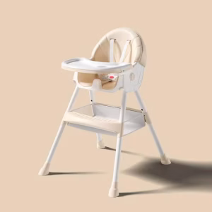 Chaise haute évolutive 5-en-1 kidilo-beige
