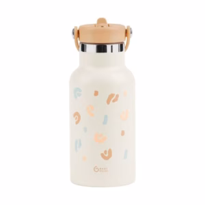 Paille Gourde Inox Little Explorer Ivoire