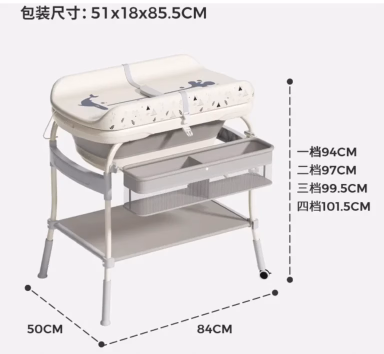 Bebemaman-Table-a-langer-Baignoire-avec-Thermometre-digital-integre-10-768x708