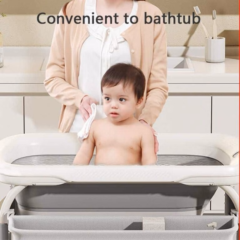 Bebemaman-Table-a-langer-Baignoire-avec-Thermometre-digital-integre-7-768x768