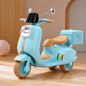 Moto Vespa Électrique 12V bleu
