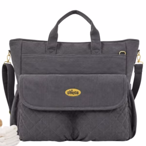 Sac à Langer Chicco Velours – Gris Anthracite