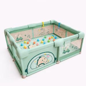 Parc de jeux bébé pliable 200cm x180 cm Vert