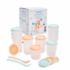 Miniland Set 12 Pots de Conservation Multicolore