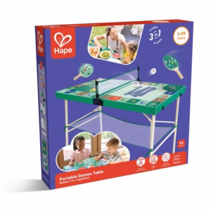 Hape Table de Jeux Portable 3A+