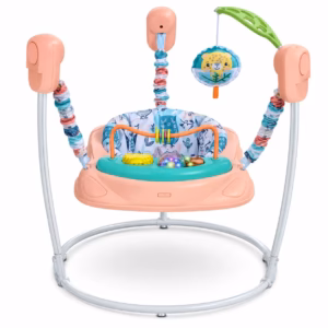 Monbébé Baby Jumper – Aire d’éveil à rebonds avec Rose