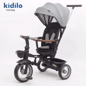 Tricycle évolutif 3123 gris Kidilo