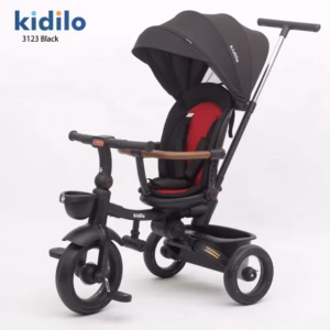 Tricycle évolutif 3123 noir Kidilo